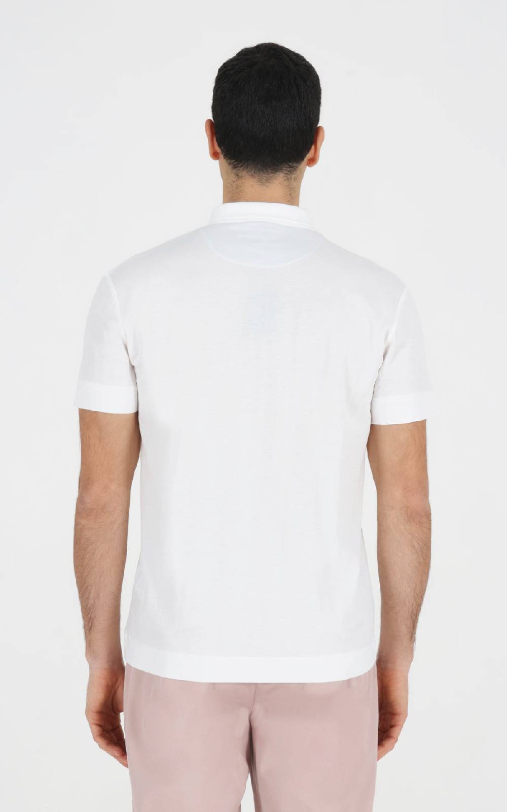 Outfit Italy Polo in piquet con zip al collo 2025