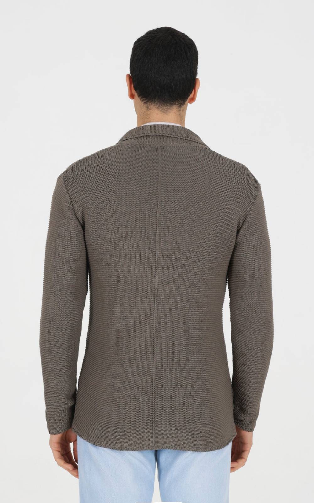 Outfit Italy Giacca a maglia doppiopetto in cotone Nuovo
