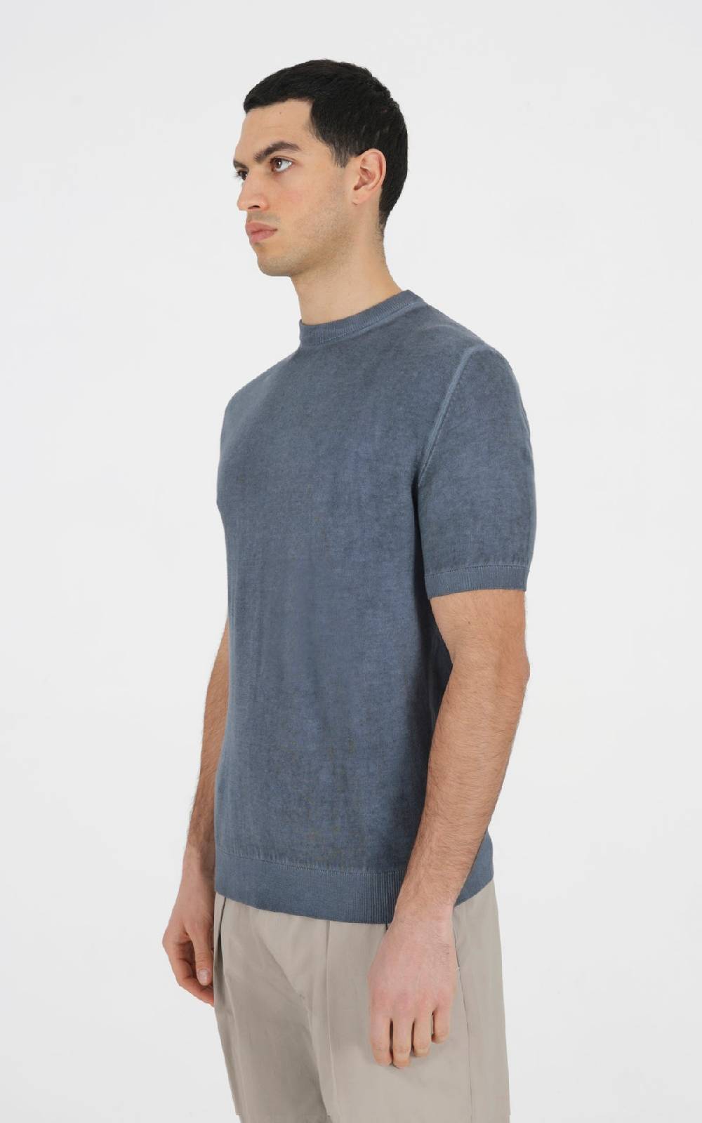 Outfit Italy Maglia girocollo con effetto tintura a freddo Spedizione Gratuita