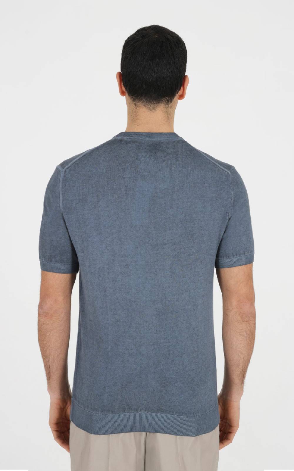 Outfit Italy Maglia girocollo con effetto tintura a freddo Spedizione Gratuita
