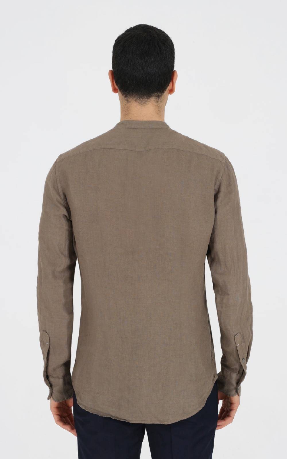 Outfit Italy Camicia coreana in 100% lino Consegna Veloce