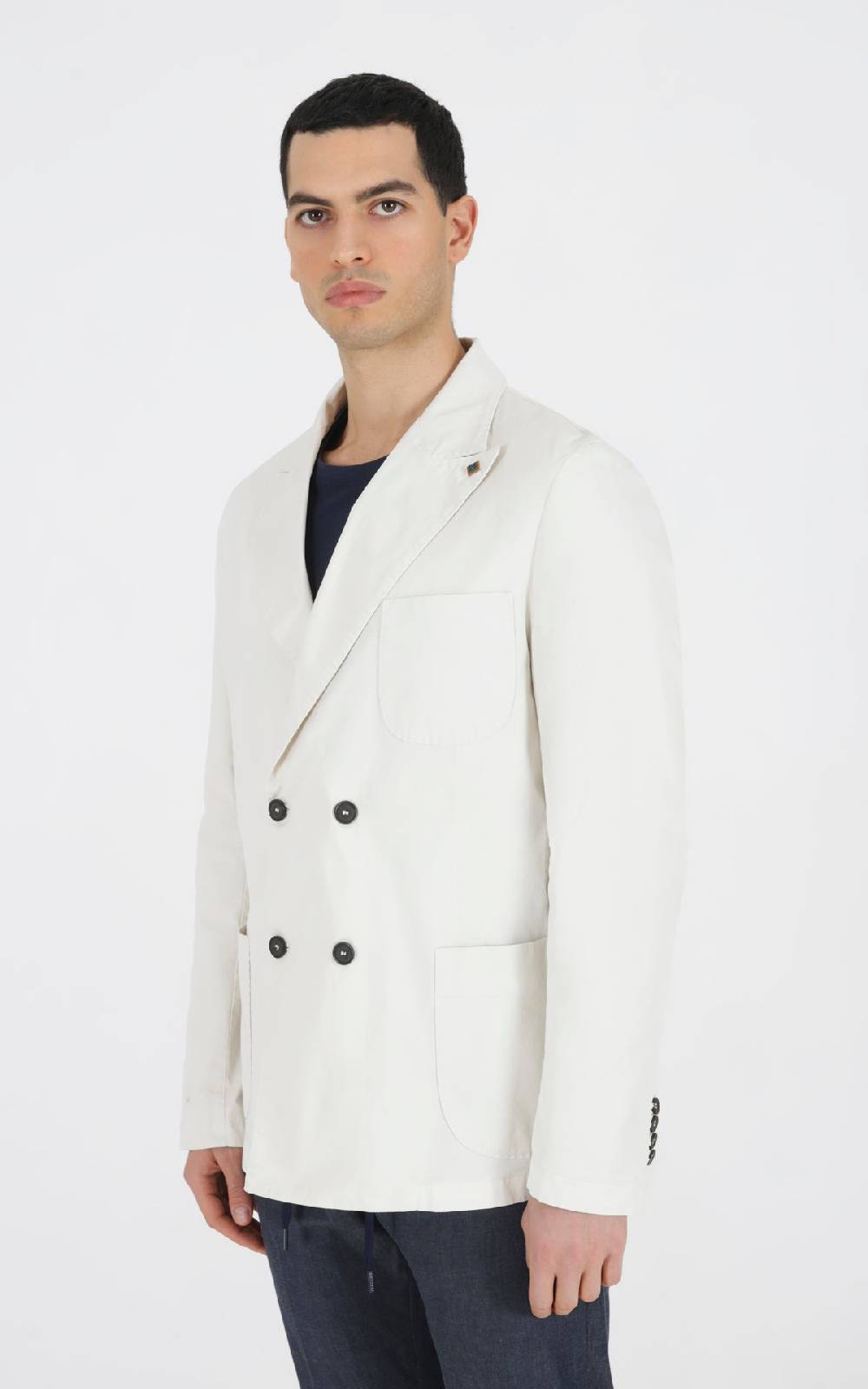 Outfit Italy Giacca doppiopetto strutturata in tessuto gambardina Fino Al -60%