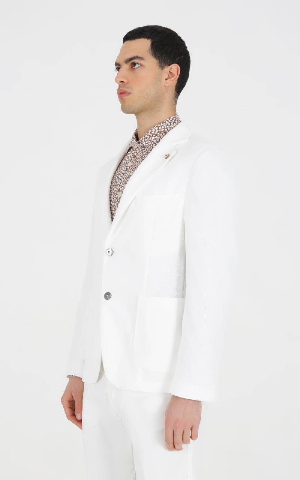 Outfit Italy Giacca doppiopetto strutturata in tessuto a maglia Shopping Online