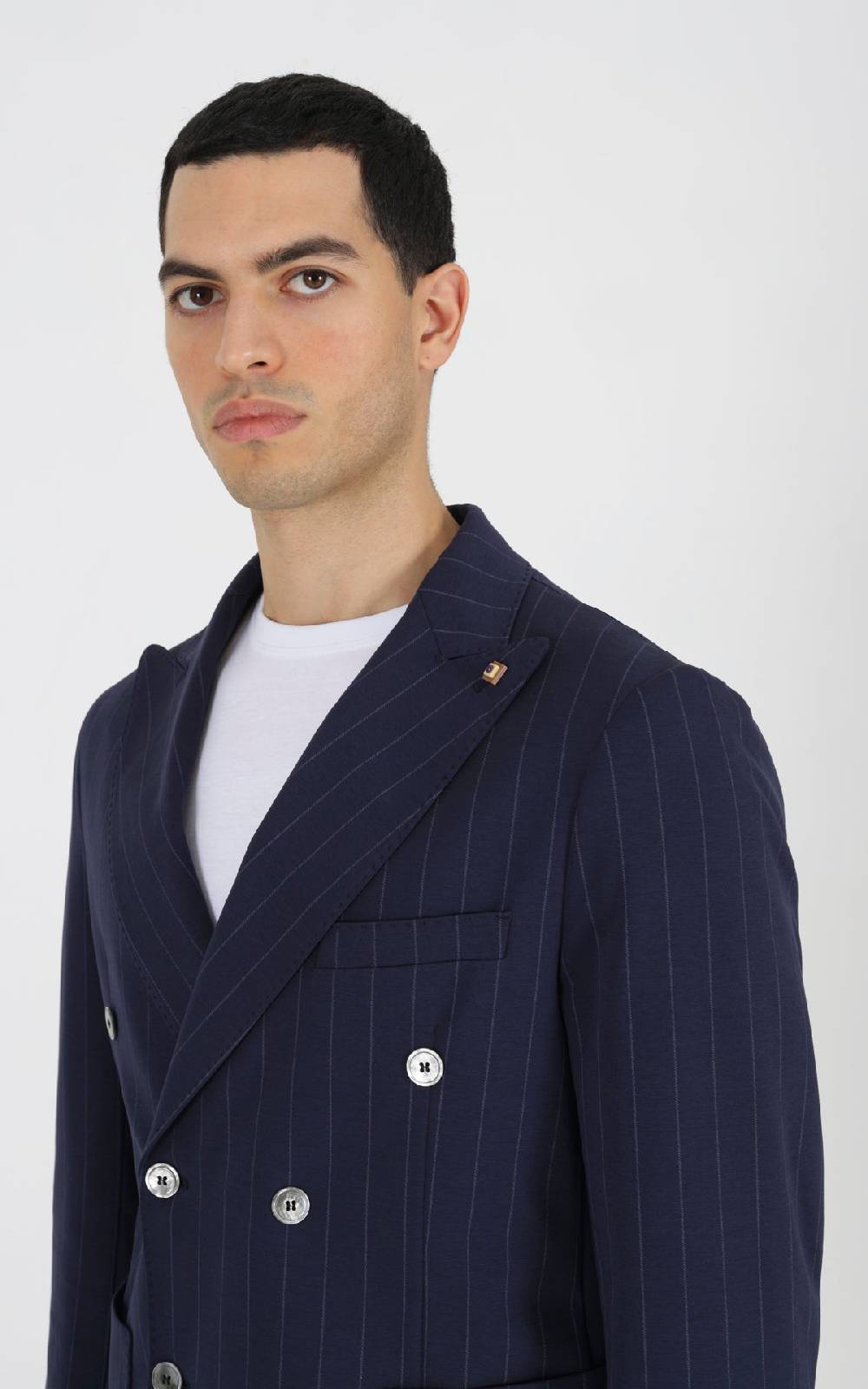 Outfit Italy Giacca doppiopetto strutturata in punto roma stampato Affare Del Giorno