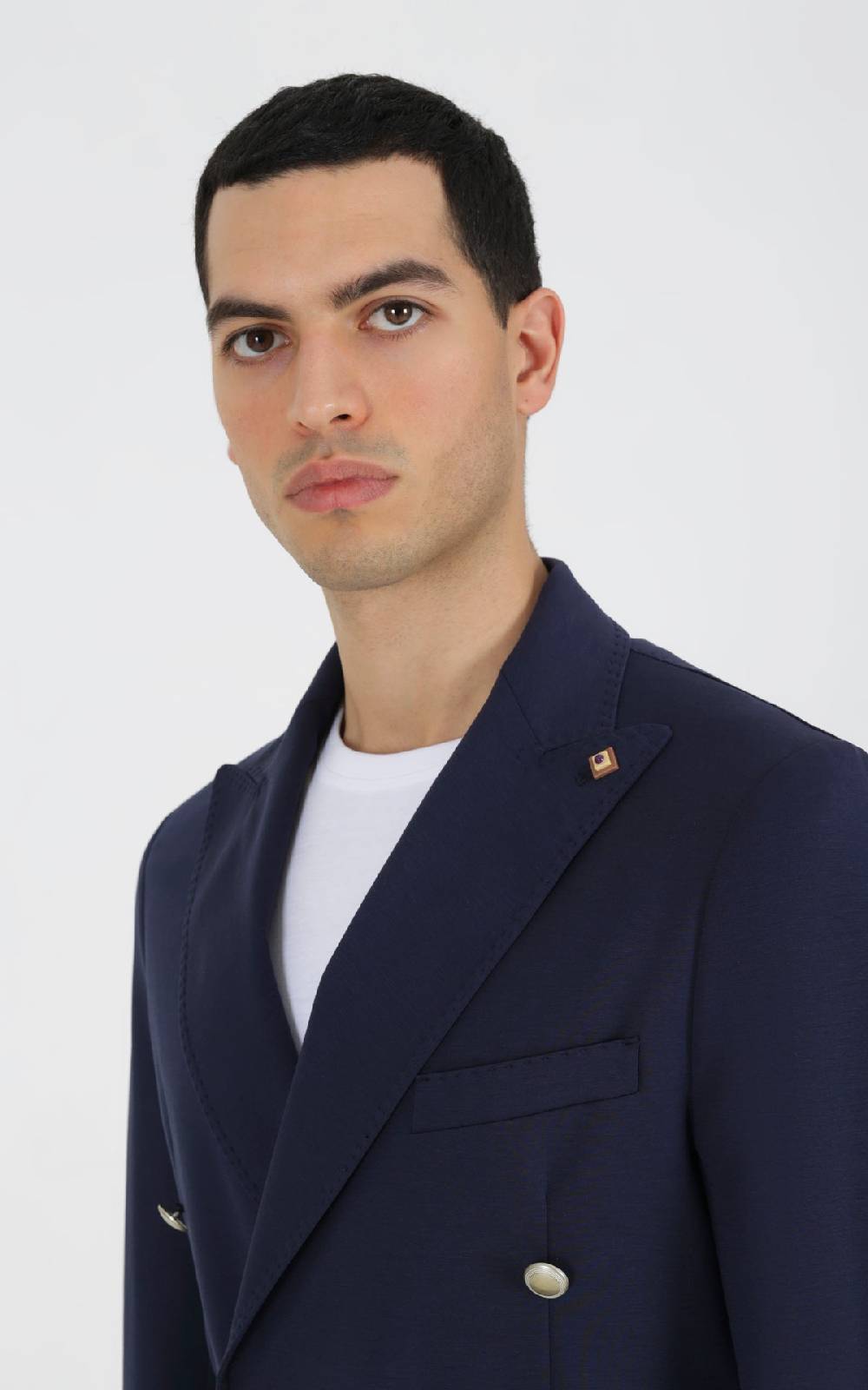 Outfit Italy Giacca doppiopetto strutturata in punto roma Convenienza
