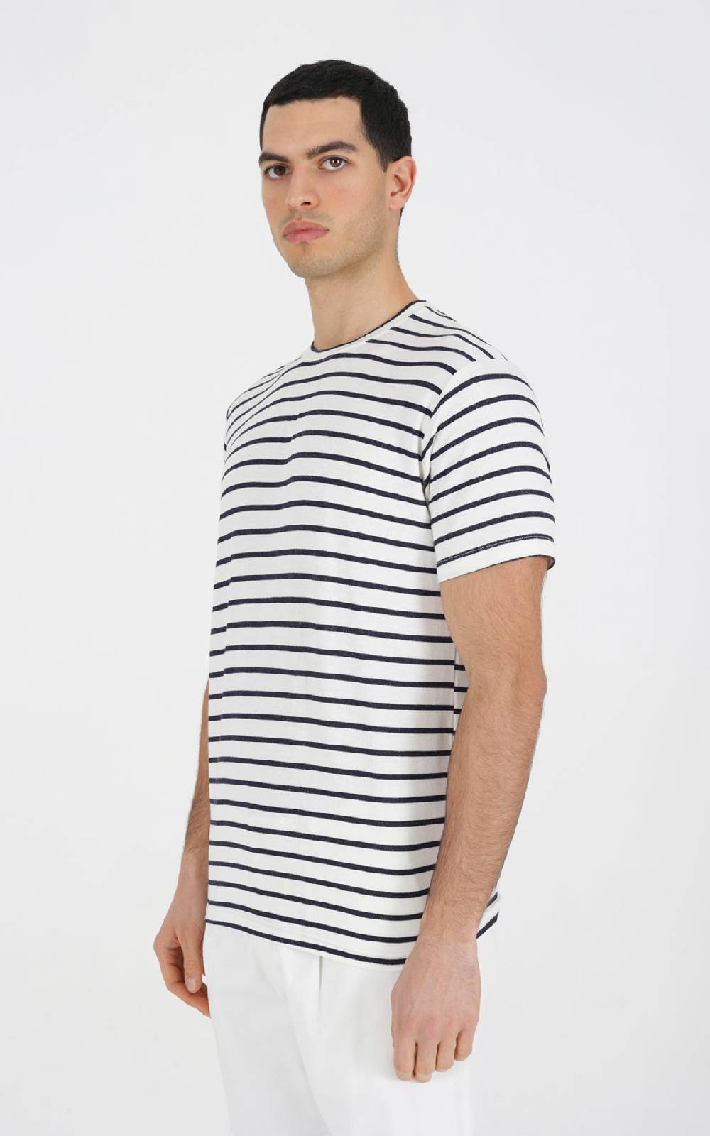 Outfit Italy T-Shirt in viscosa a righe Novità