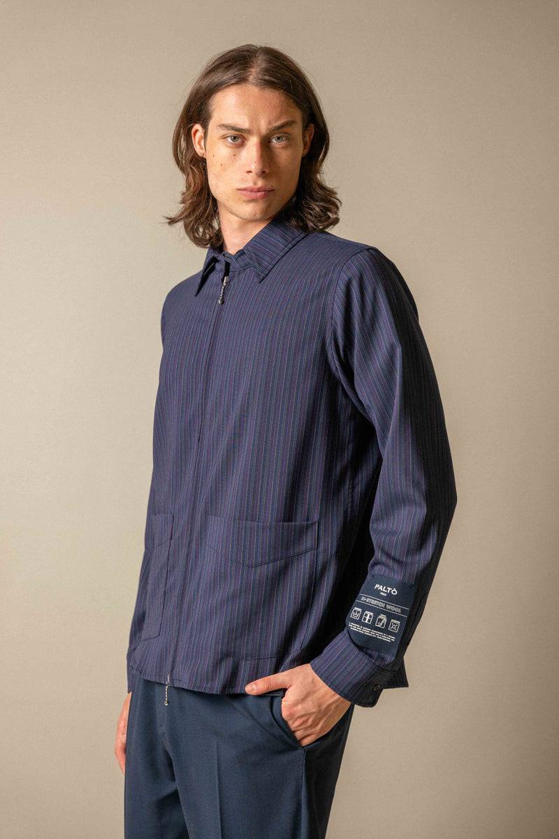 Paltò UMBERTO STRIPES WOOL In Linea