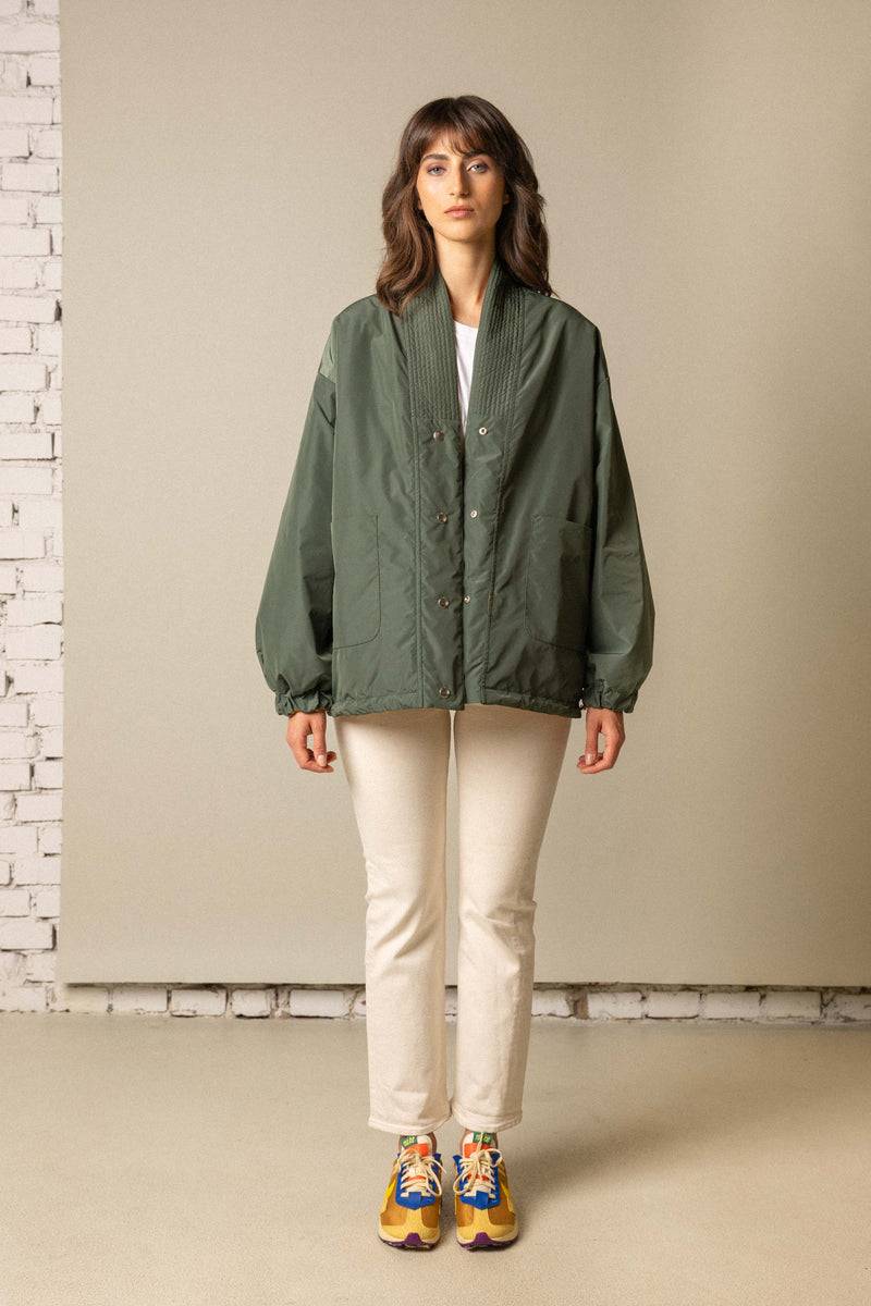 Paltò CELESTE NYLON SILK Spedizione Gratuita