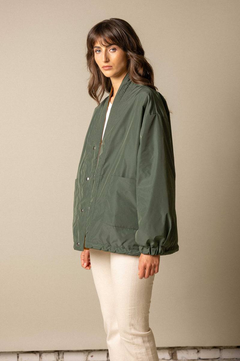Paltò CELESTE NYLON SILK Spedizione Gratuita