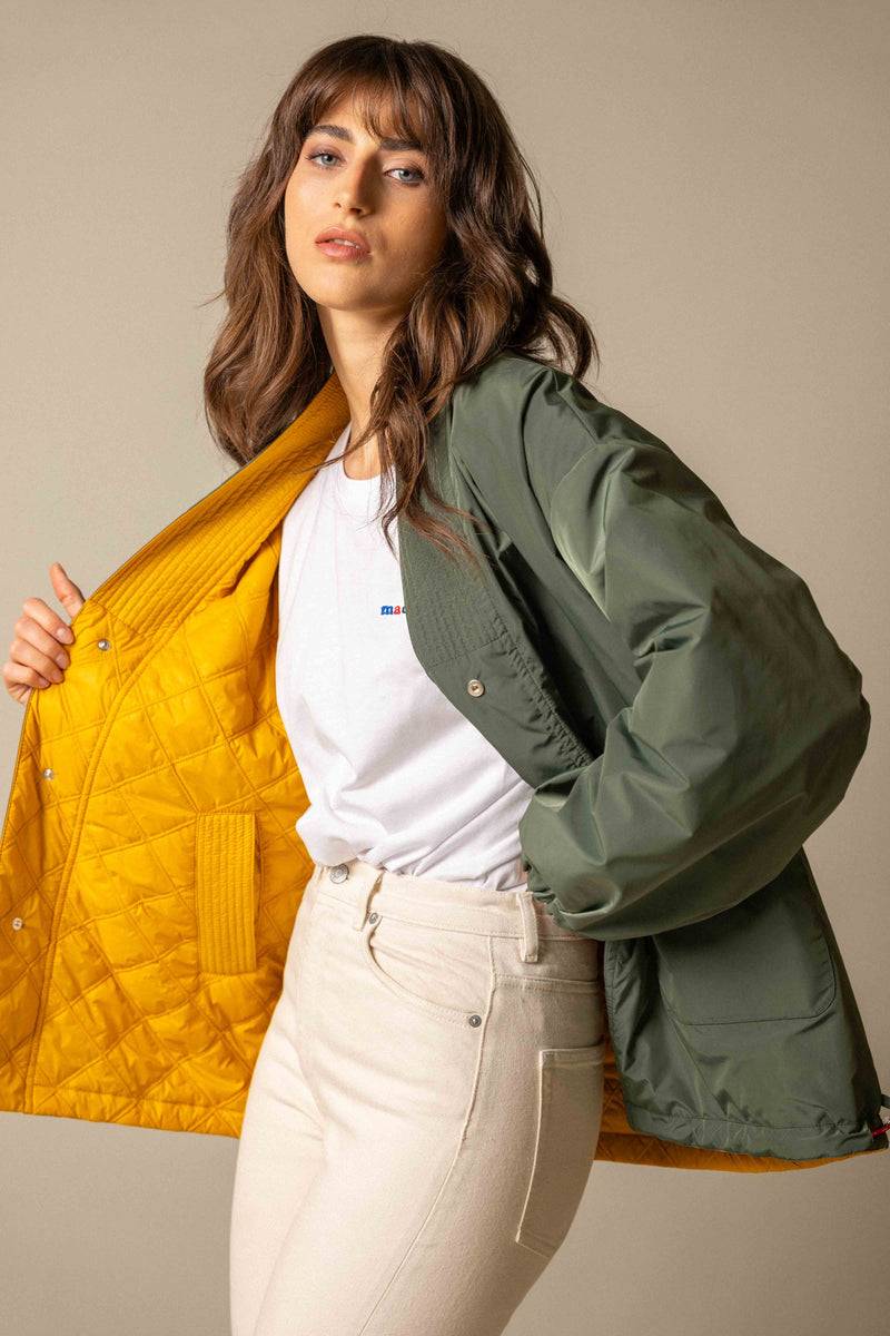 Paltò CELESTE NYLON SILK Spedizione Gratuita