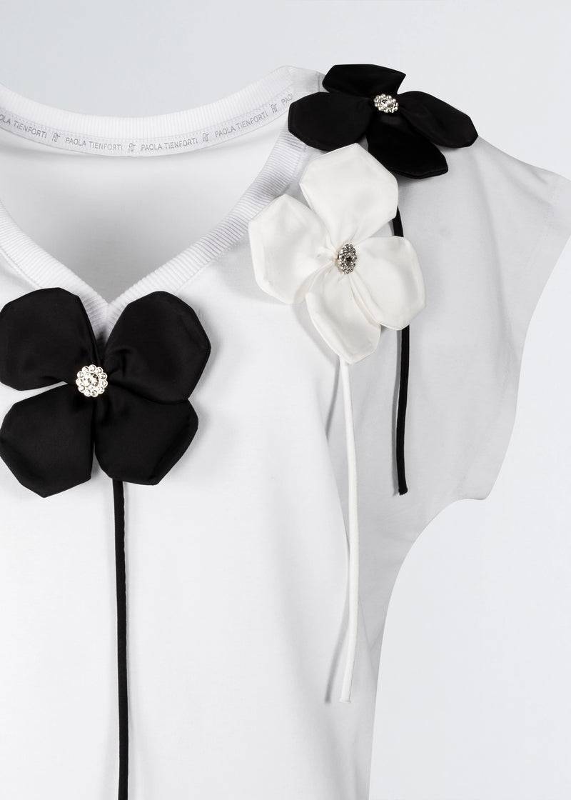Paola T. T-Shirt in cotone stretch Vendite Flash