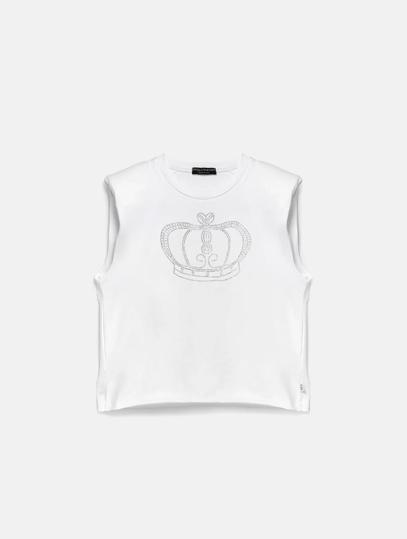 Paola T. T-shirt smanicata Queen Qualità