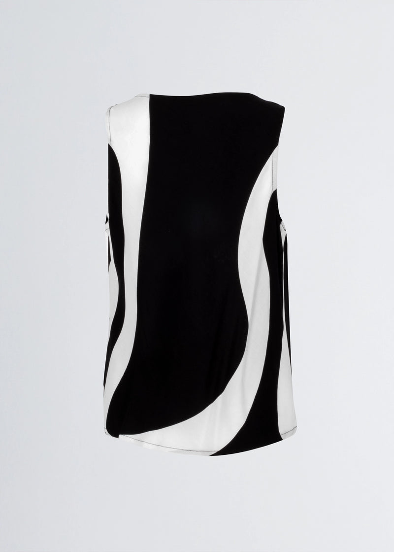 Paola T. Blusa stampa wave Vendita