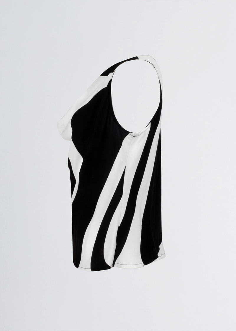 Paola T. Blusa stampa wave Vendita