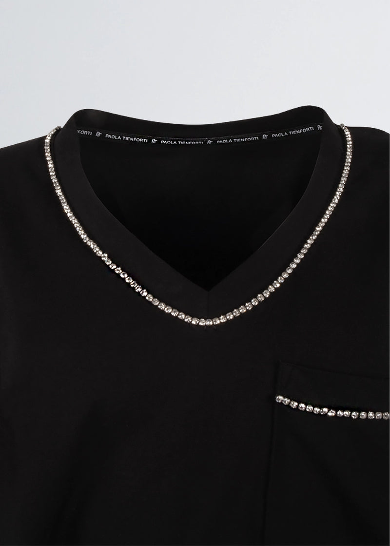 Paola T. T-Shirt in cotone stretch Promozione