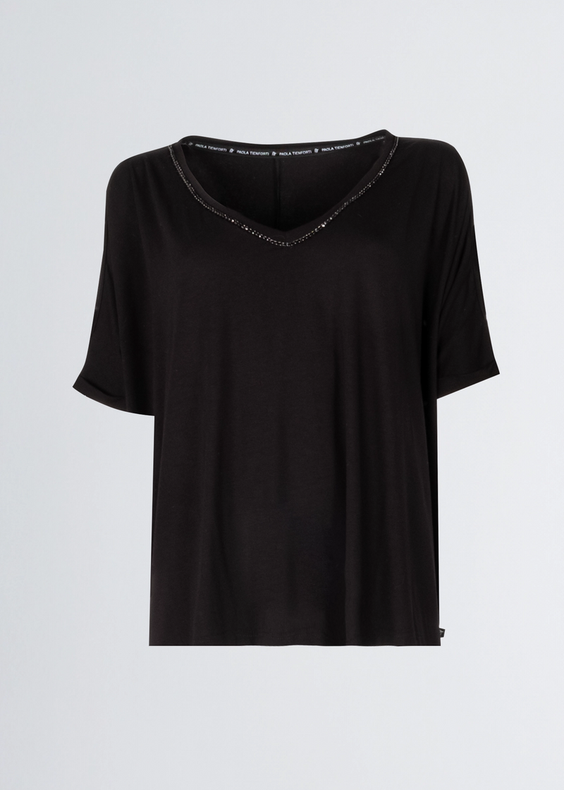 Paola T. Maglia in jersey di viscosa Promozione Limitata
