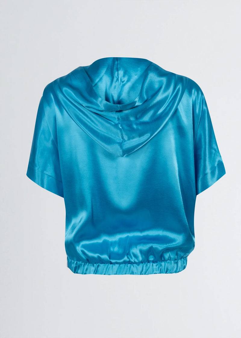 Paola T. Bomber in raso di viscosa Saldi Di Fabbrica