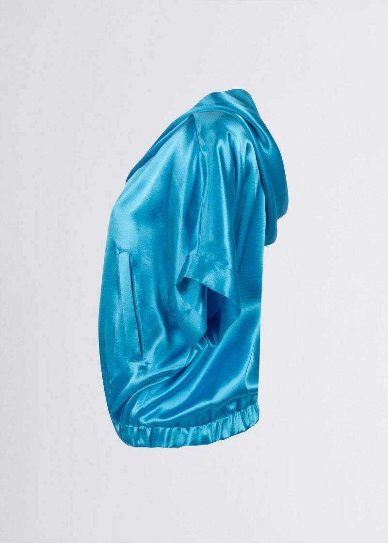 Paola T. Bomber in raso di viscosa Saldi Di Fabbrica