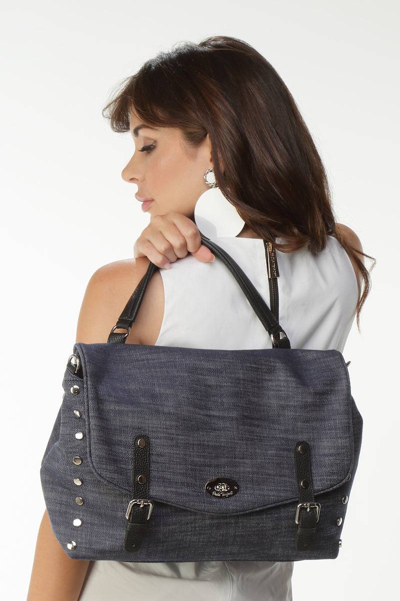 Paola T. Sella con rivetti argento Pezzi Unici