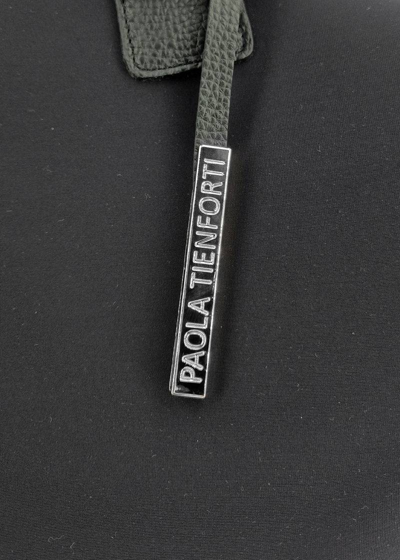 Paola T. Bauletto large in neoprene con dettagli argento Qualità Garantita