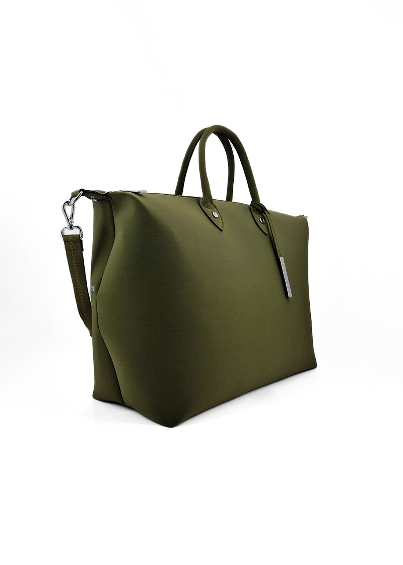 Paola T. Bauletto large in neoprene con dettagli argento Affare Del Giorno