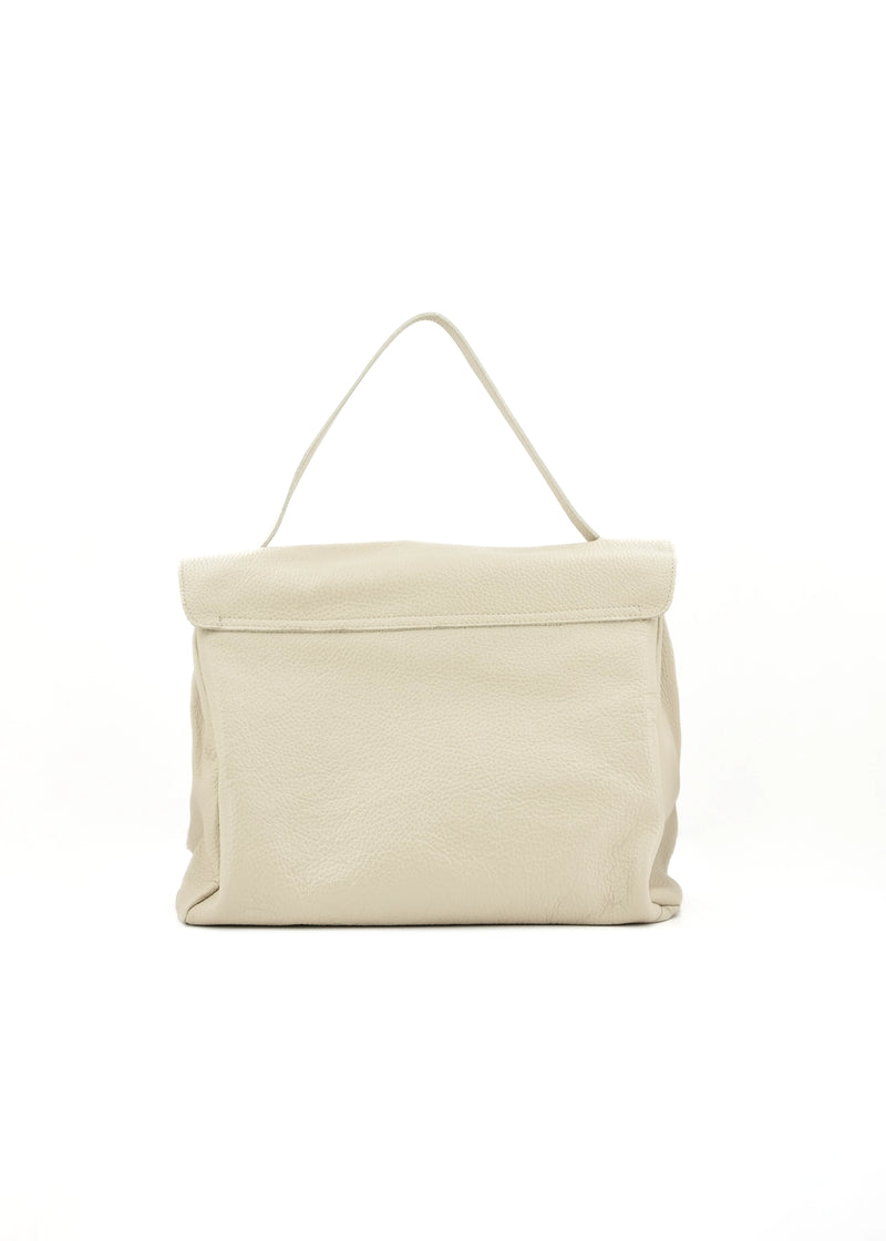 Paola T. Shopper medium in pelle morbida con dettagli oro Italia
