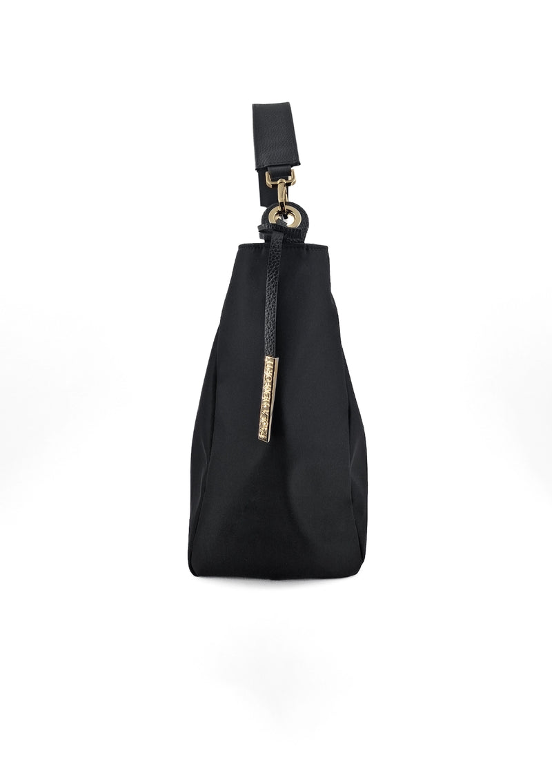Paola T. Sacca in nylon con dettagli oro In Linea