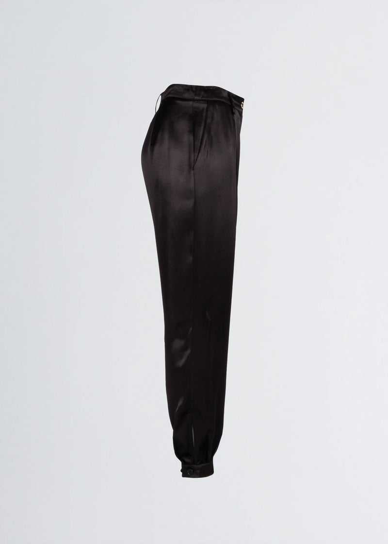 Paola T. Pantalone jogger in raso di viscosa Consegna Veloce