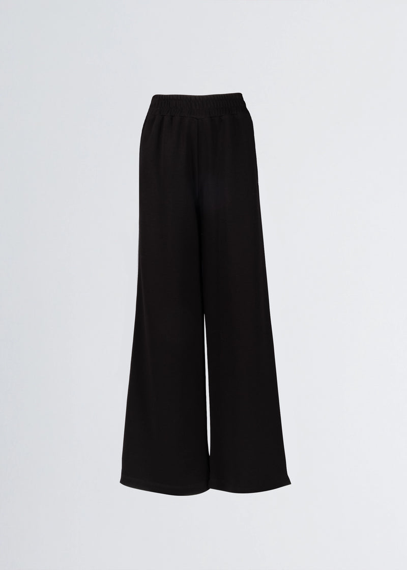Paola T. Pantalone palazzo in cotone stretch Economico