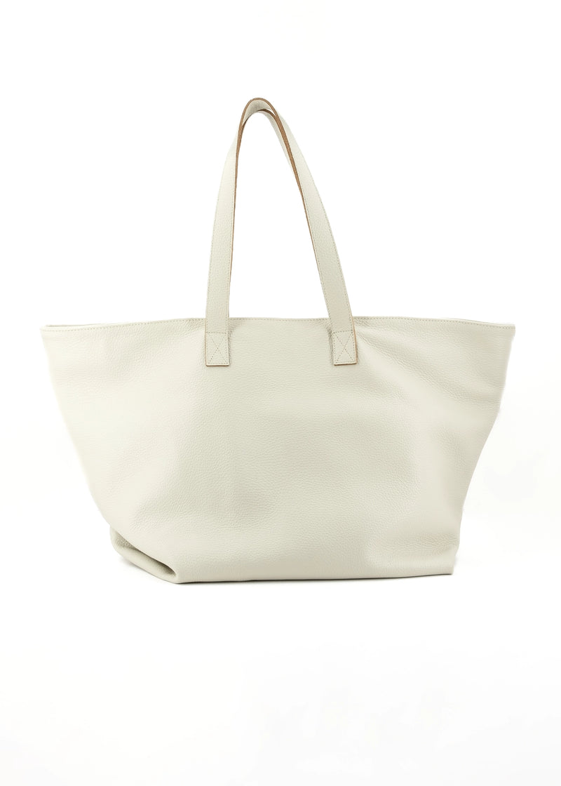 Paola T. Shopper large in pelle morbida con dettagli oro Offerte