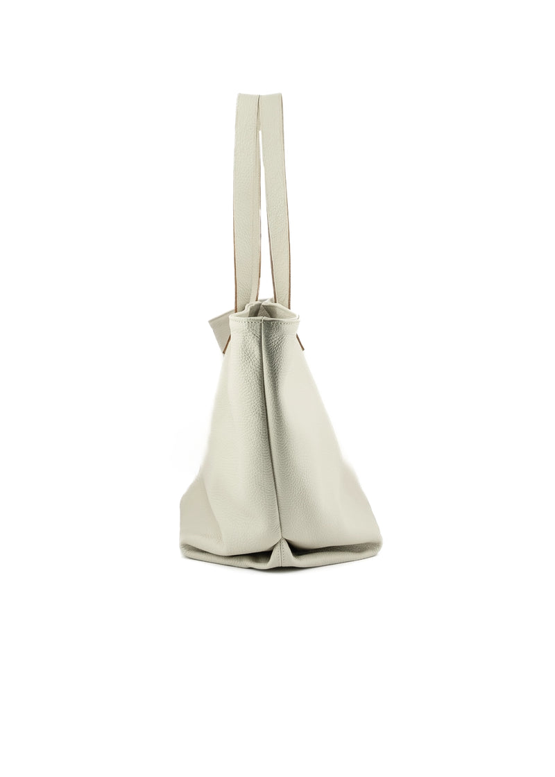 Paola T. Shopper large in pelle morbida con dettagli oro Offerte