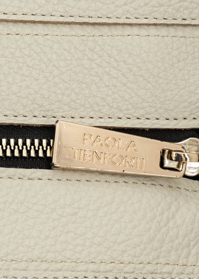 Paola T. Shopper large in pelle morbida con dettagli oro Offerte