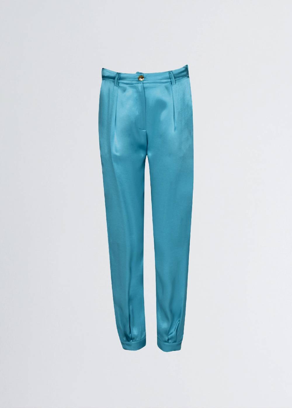 Paola T. Pantalone jogger in raso di viscosa 2025