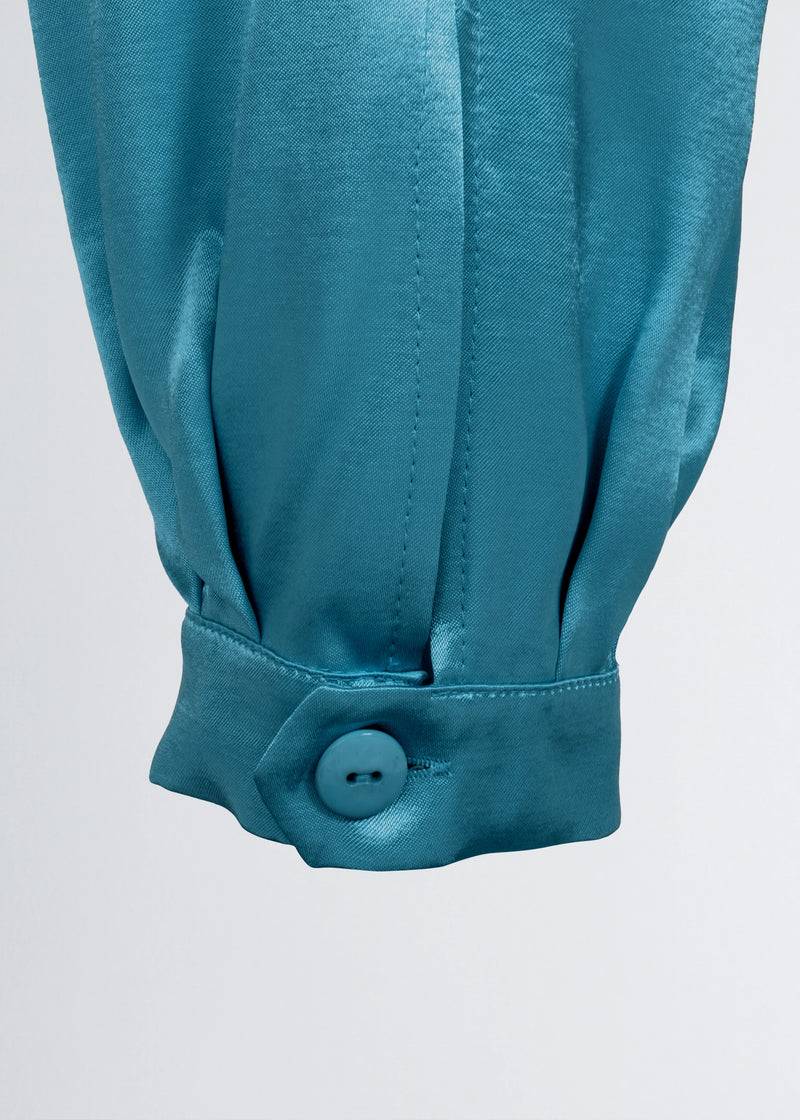 Paola T. Pantalone jogger in raso di viscosa 2025