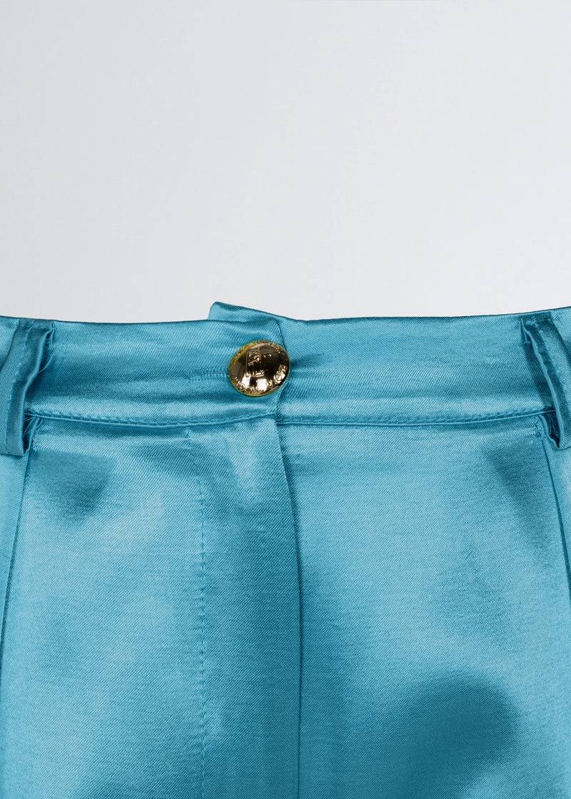 Paola T. Pantalone jogger in raso di viscosa 2025