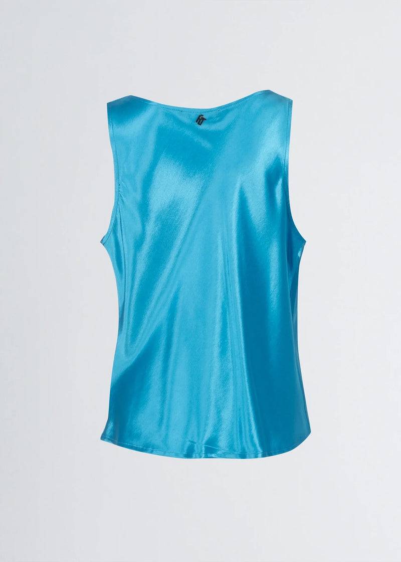 Paola T. Blusa scollatura morbida in raso Soddisfazione Garantita
