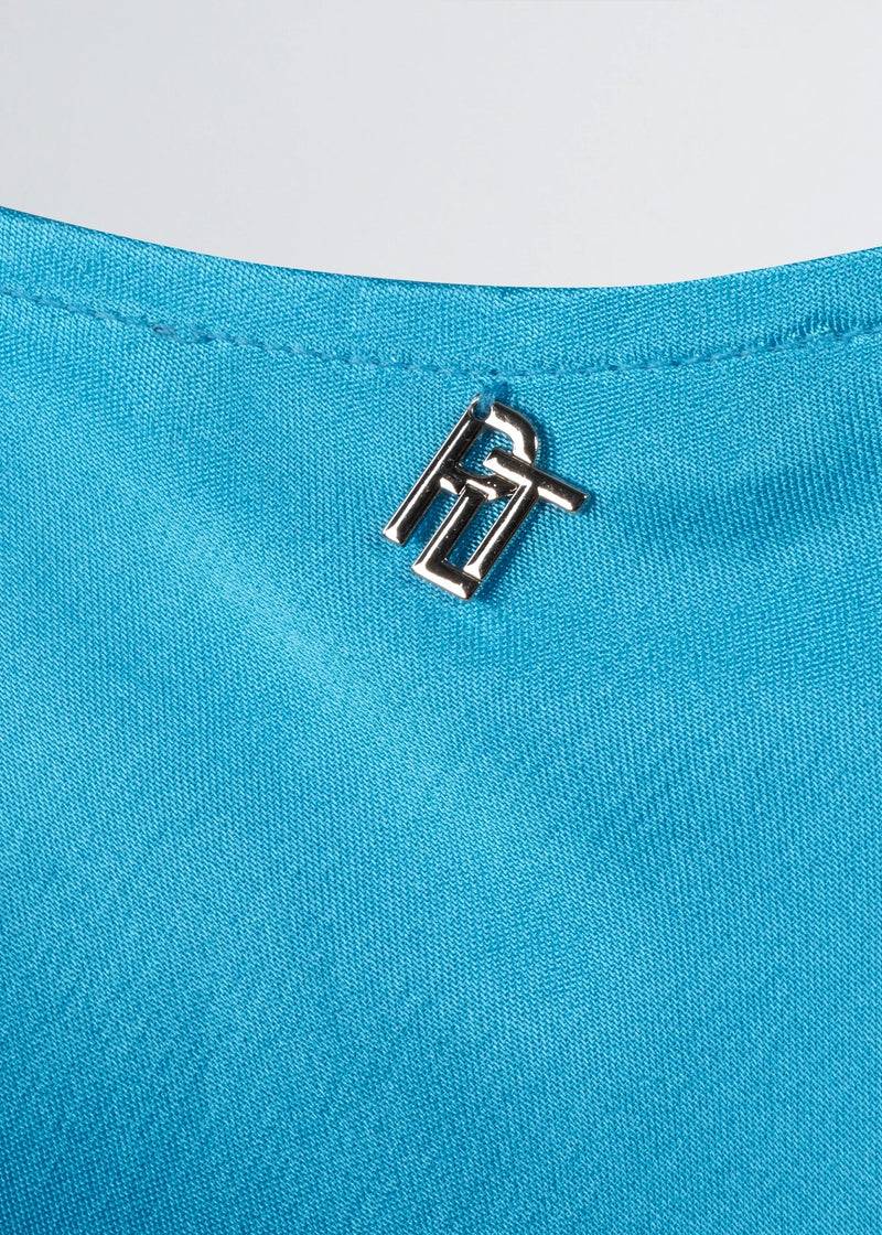 Paola T. Blusa scollatura morbida in raso Soddisfazione Garantita