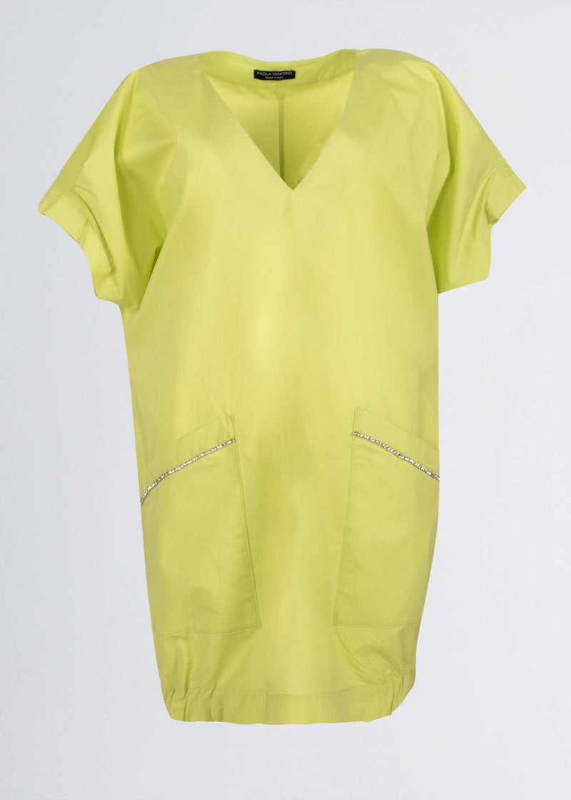 Paola T. Abito in cotone stretch Discount Store per i nuovi prodotti