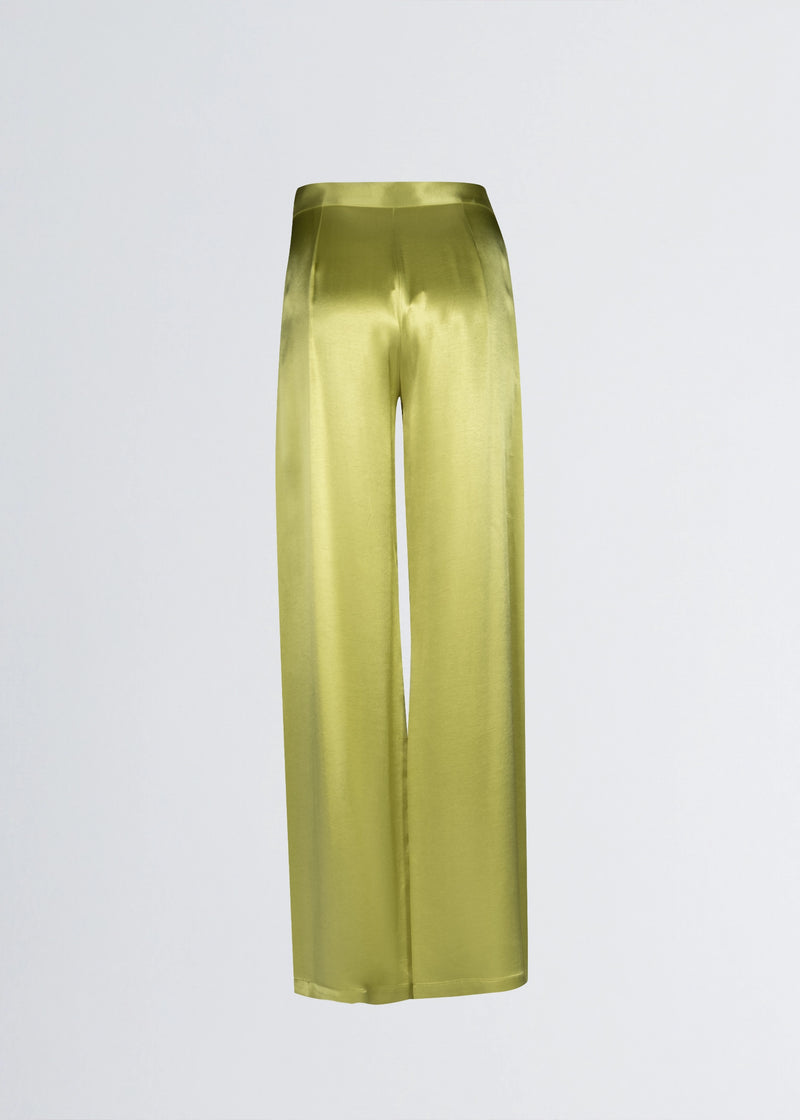 Paola T. Pantalone palazzo in raso di viscosa Super sconto