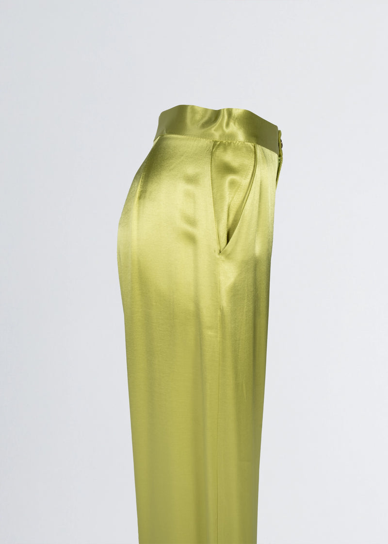 Paola T. Pantalone palazzo in raso di viscosa Super sconto