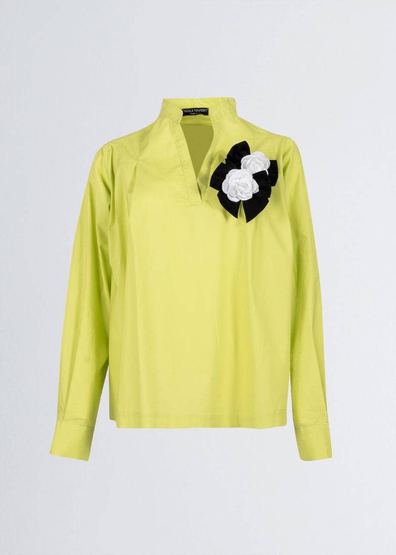 Paola T. Blusa in cotone stretch 50% di sconto con spedizione gratuita