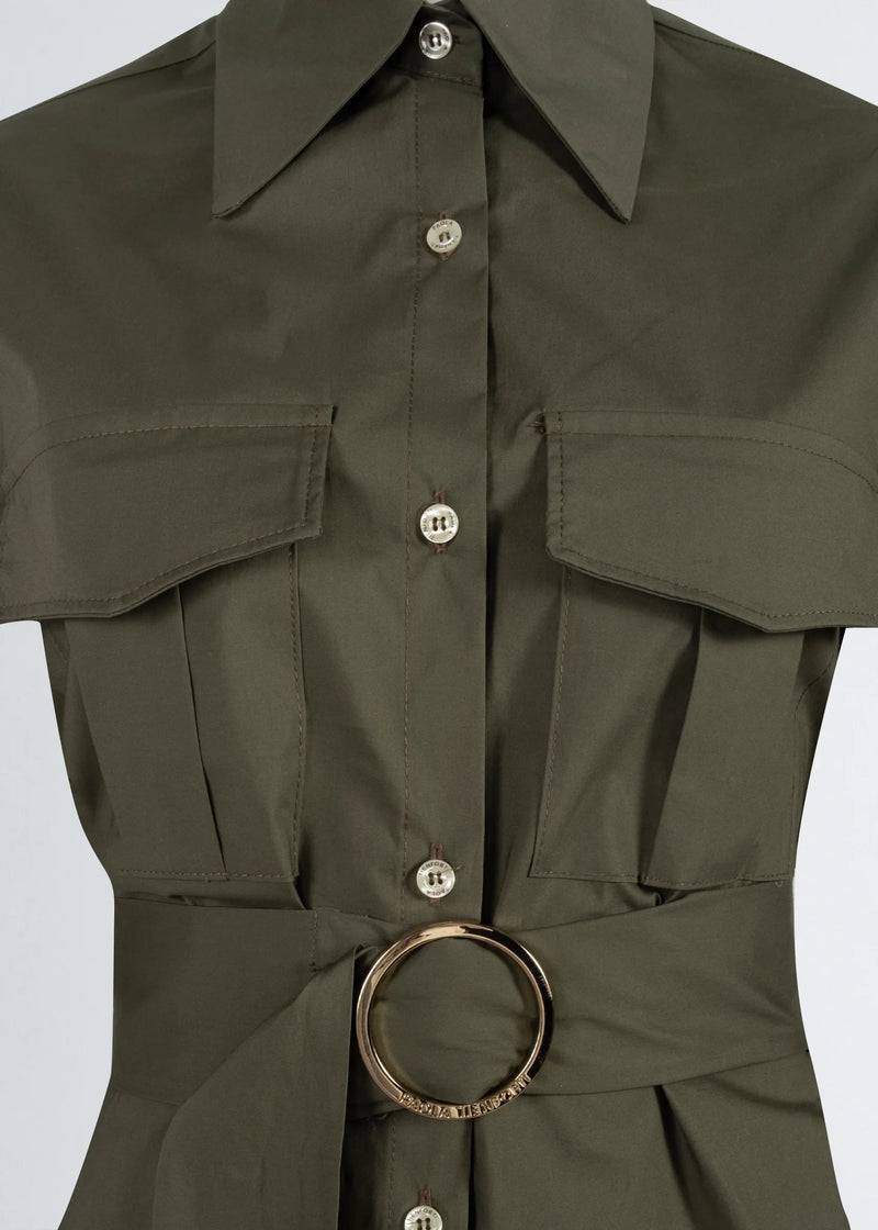 Paola T. Abito camicia in cotone Officina