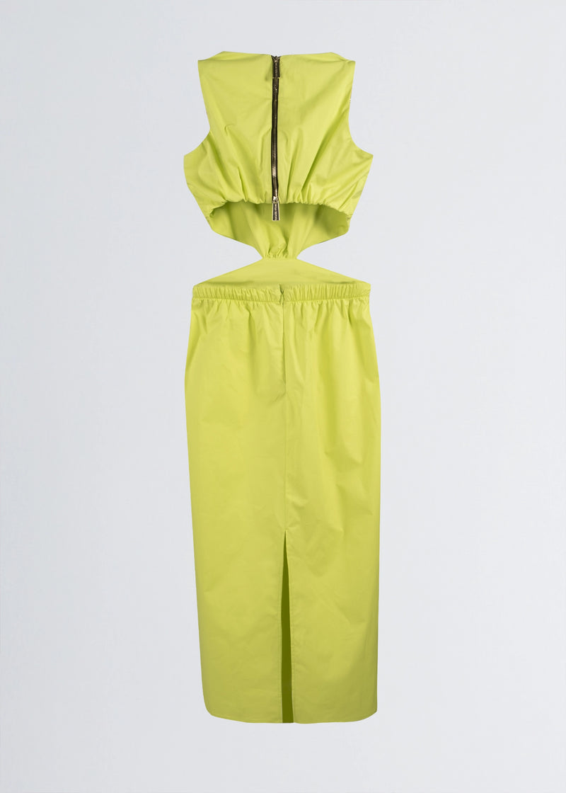 Paola T. Abito CUT-OUT in cotone stretch Nuovo