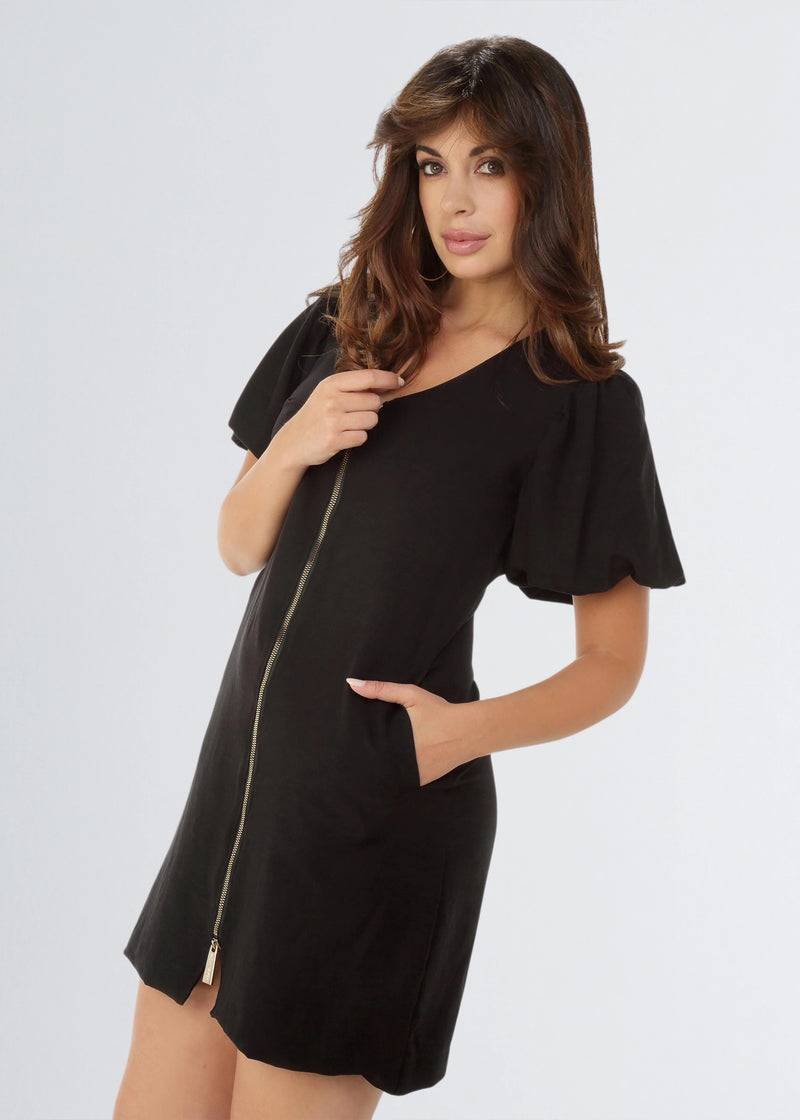 Paola T. Abito in lino e viscosa Outlet