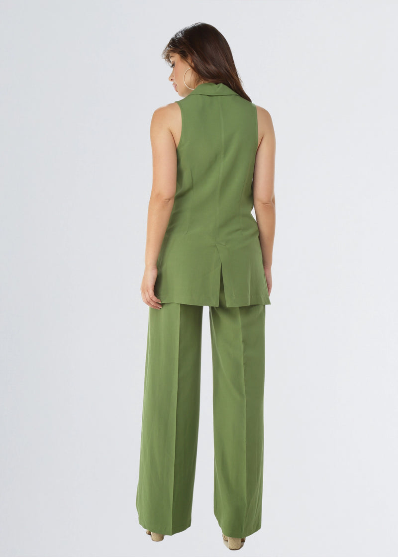 Paola T. Gilet in lino e viscosa Offerte