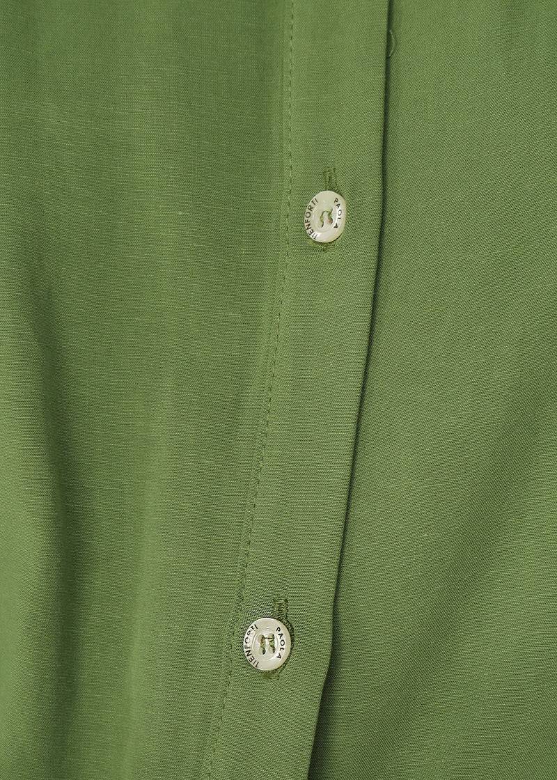 Paola T. Camicia in lino e viscosa Spedizione gratuita