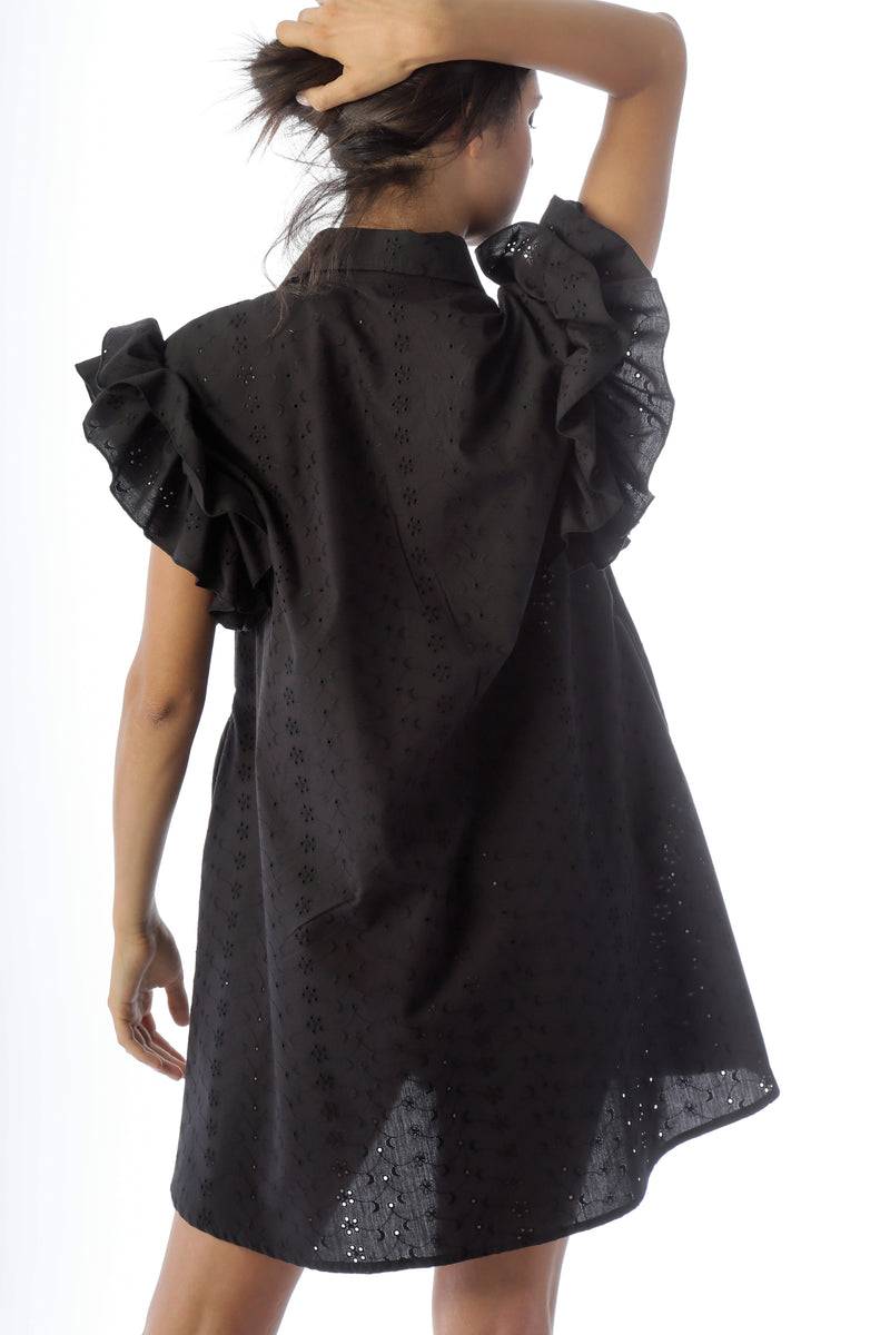 Paola T. Abito camicia in pizzo sangallo Grande vendita