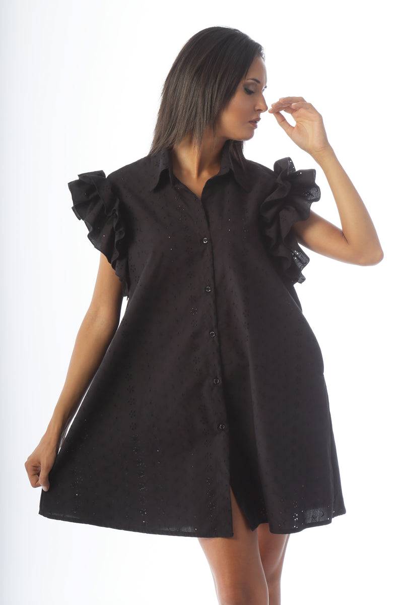 Paola T. Abito camicia in pizzo sangallo Grande vendita