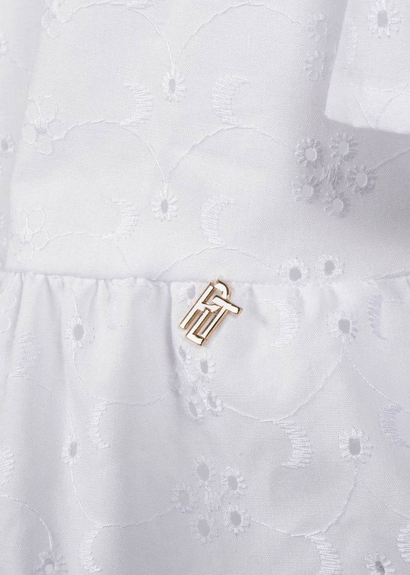 Paola T. Blusa in cotone sangallo Shopping online