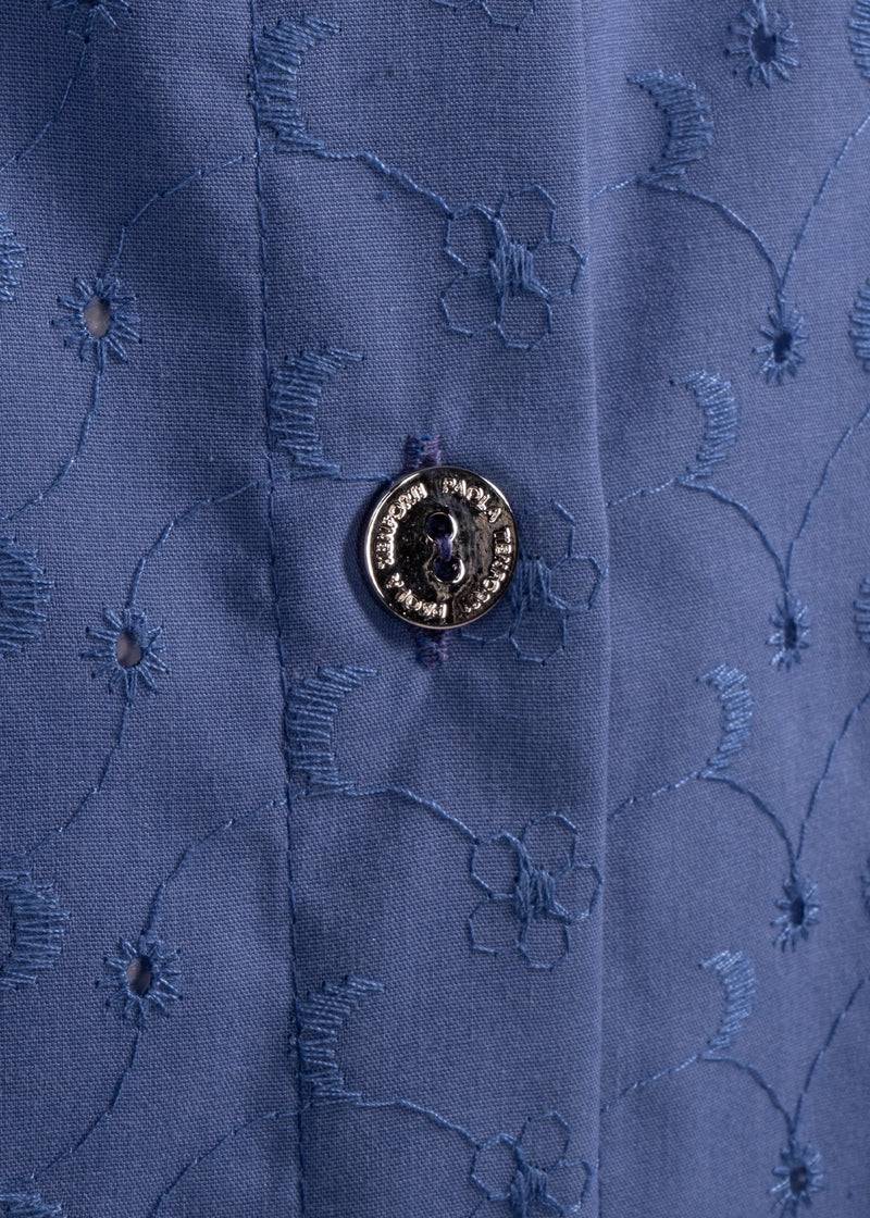 Paola T. Camicia In cotone sangallo Offerta esclusiva